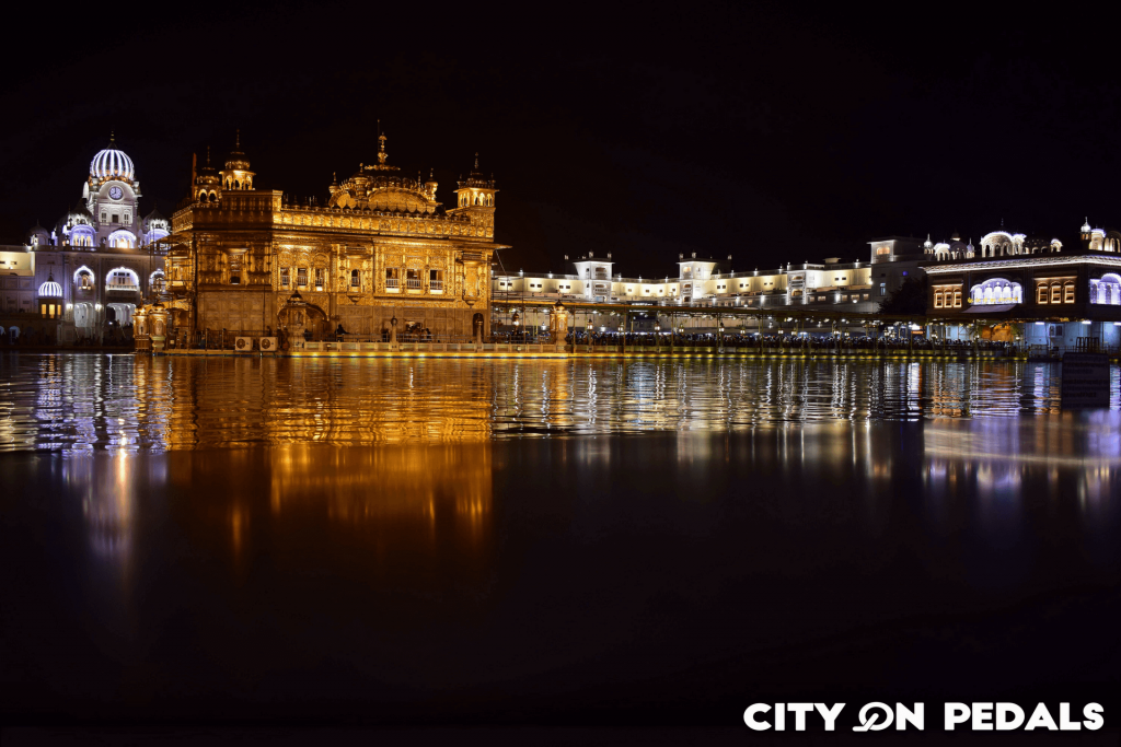 Golden Temple View at Night