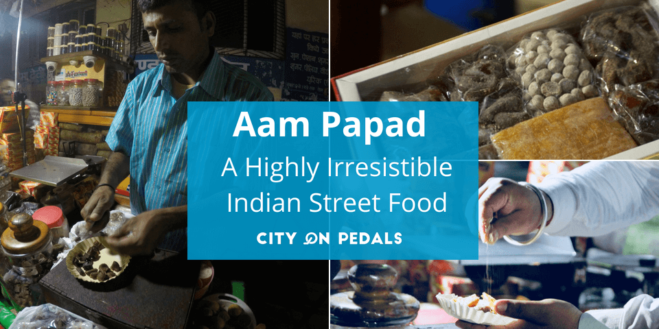Aam Papad - a fruit that which can be served in form of different shapes and flavours at Amritsar famous shop "ram lubhaya"