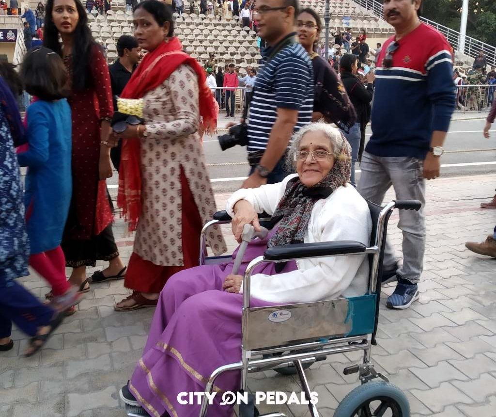 Wheelchair option available on our Amritsar Wagah Border Tour