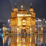 View of Golden Temple at night