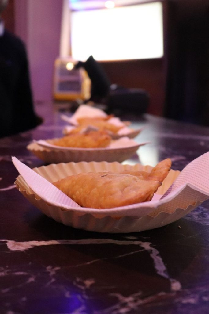 Golcha Cinema Samosa on our Jaipur Street Food Walking Tour