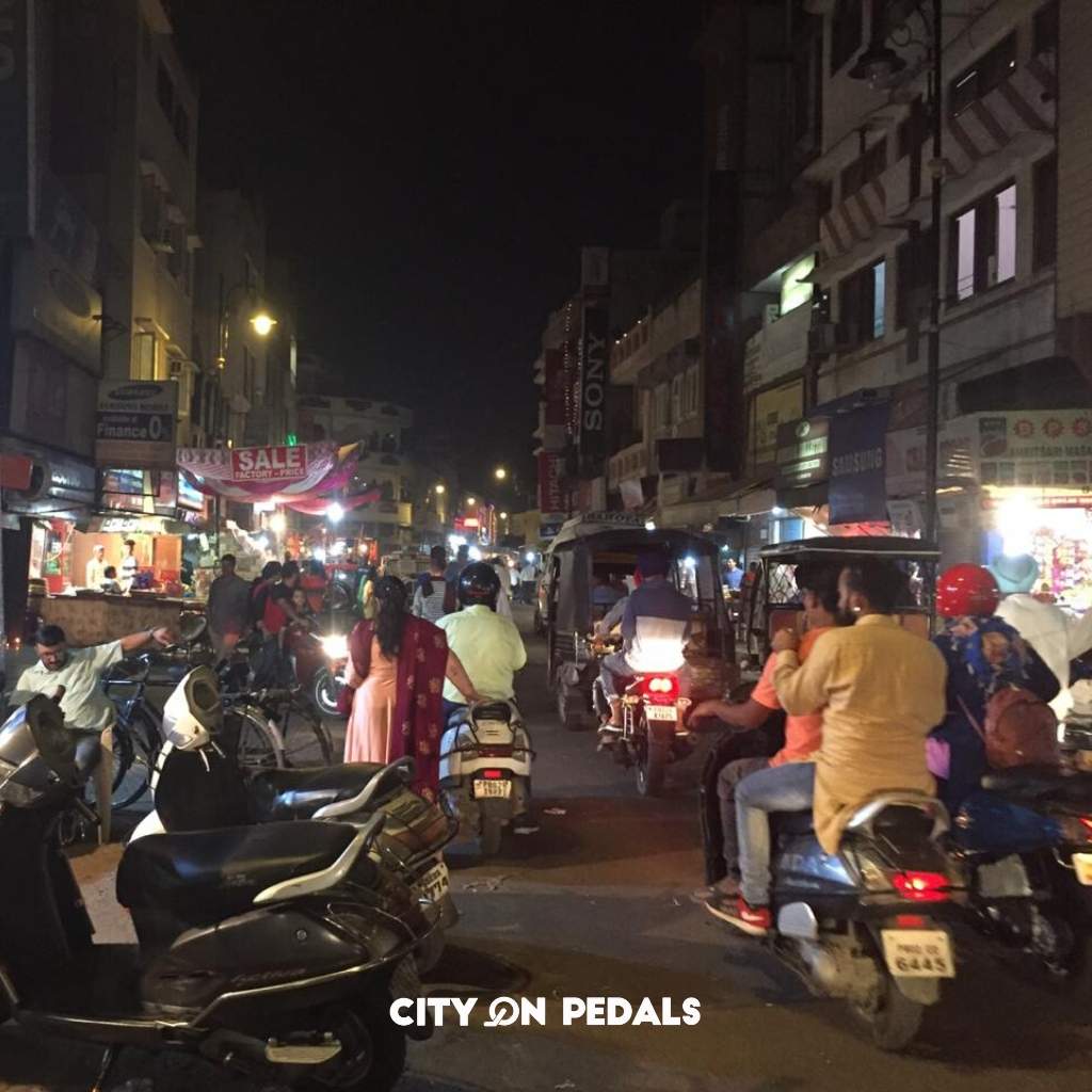 Amritsar Bazaar at night