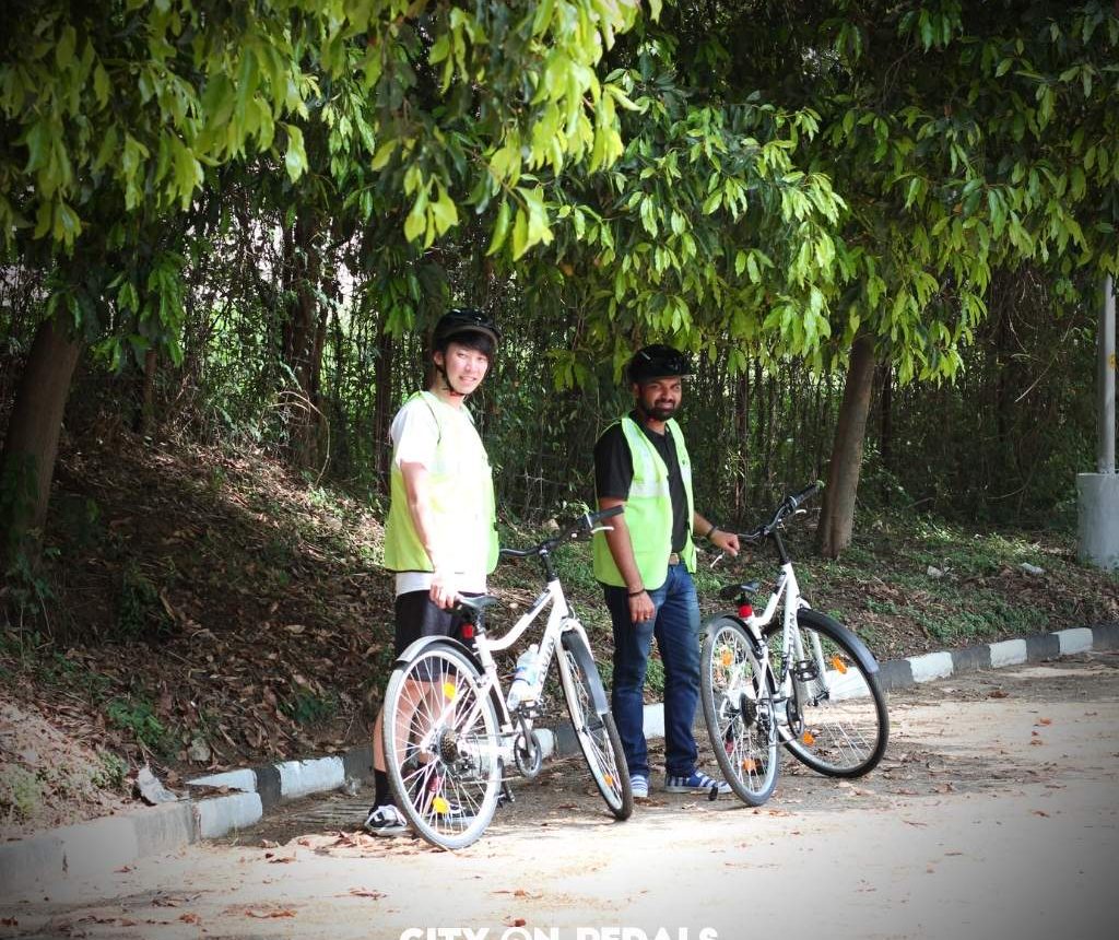 Bicycle ride in Chandigarh