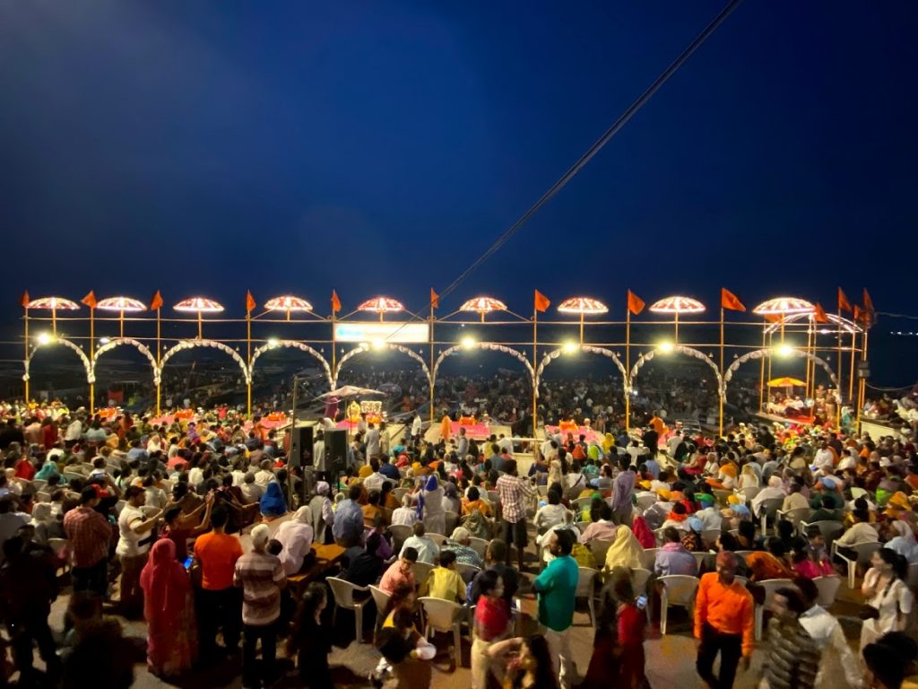 Dashshwamedha Ghat during Aarti